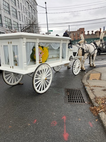 Heartwarming Farewell: Horse and Carriage&nbsp;Funeral